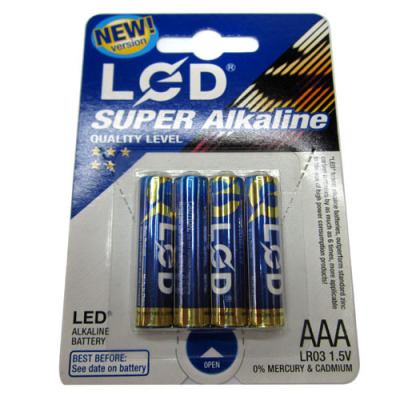 LED LR03 alkaline battery