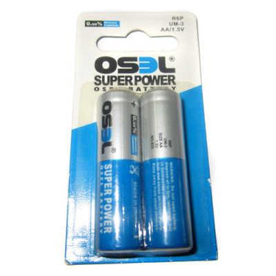 OSEL R6P zinc-manganese battery