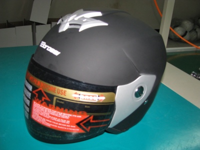 FRP racing motorcycle half helmet