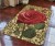 New red rose flower floor mat door mats non-slip suction water pad
