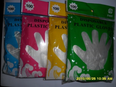 Disposal Pe Thin Film Gloves