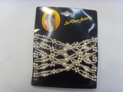 2014 popular ABS Pearl 6 magic hair comb magic disk packaged individually