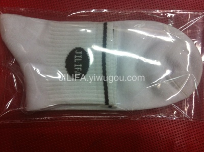 Cotton socks 80% Cotton 20% polyester amine fiber