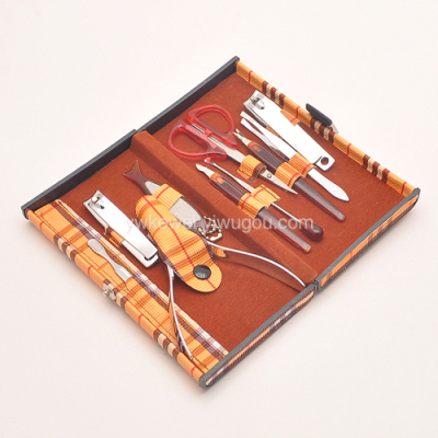 Supply new style nail art Kit/Volume premium tools/nail clippers/eyebrow scissors set of 10