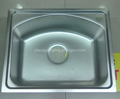 Stainless Steel Sink Single Basin 4738