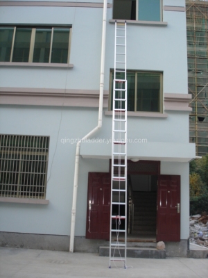 Aluminum Alloy Hand Pull Lifting Single Ladder, Aluminum Alloy Ladder, Ladder.