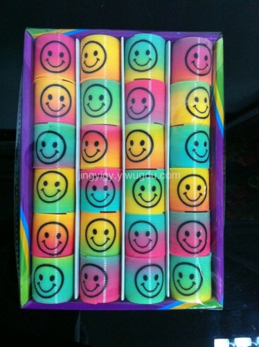 9 Smiley Face Rainbow Circle 