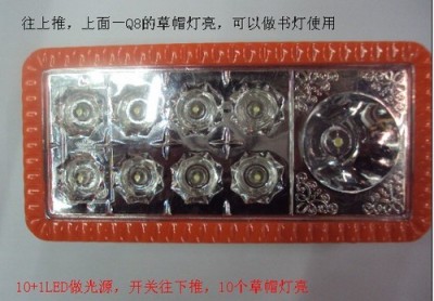 Factory direct JY-2293 patent 201230599199.6 emergency lamp flashlight book light LED emergency light