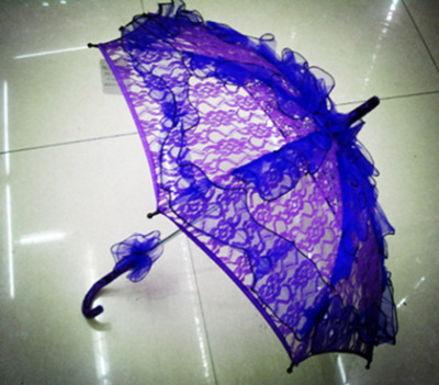 The wedding umbrella is a bridal umbrella with a parasol umbrella