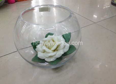 Factory Direct Sales round Transparent Glass Fish Tank Turtle Jar Hydroponic Vessel Glass Crafts Wholesale 25 round Ball