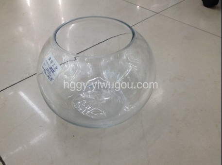 factory direct sales round transparent glass fish tank turtle jar hydroponic ware glass crafts wholesale 20 round balls