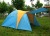 Outdoor tent camping waterproof one-bedroom double-layer glass rod posted the spot