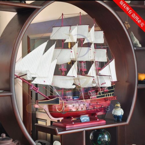 1 m ship model solid wood carving marine series european-style multi-sailboat yiwu crafts eg8098-100