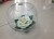 Factory outlets round clear glass turtle tank hydroponic containers glass crafts wholesale 25 balls