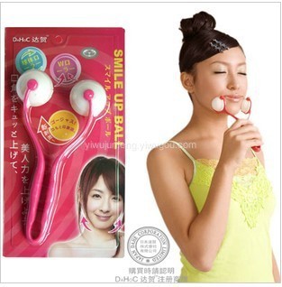 Genuine grasp oval face two-wheel effect facial massage roller Massager beauty face DH-6058