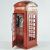 Vintage home upholstery British telephone booth model living room porch furnishings