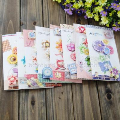 Manufacturers direct powder production process manual paste greeting CARDS