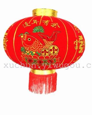 Red Lantern garden lantern lights advertisements light household products with nothing but a Chinese new year lanterns