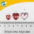 Benzene plastic hearts with double - hole hand sewing straw hat beads accessories dynamic fashion decoration