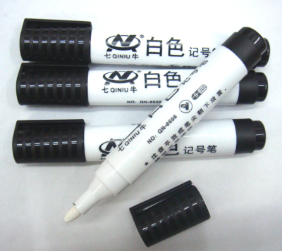 White oily deejaying and non-paint pen marker pen does not discolor industrial uses