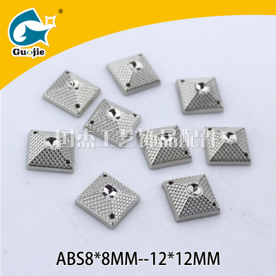The positive square of ABS is plated with double hole of double hole