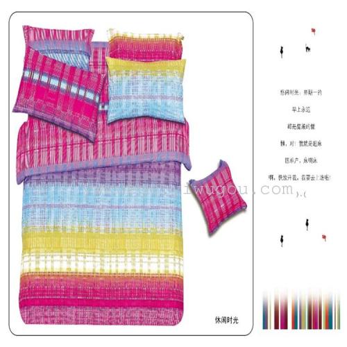 personality trend bedding leisure time warm brushed bedding winter essential bedding 3d twill three-dimensional pattern factory direct sales