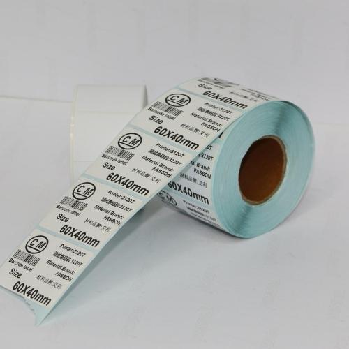 factory direct thermal adhesive electronic scale paper thermal barcode label paper 60*40