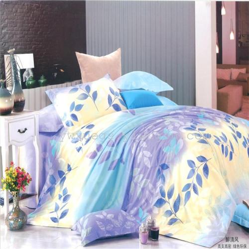 boutique home textile cotton twill 128*68 full active printed four-piece bedding set bedding factory direct sales drunk style