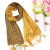 Stitching matching color Jacquard scarf