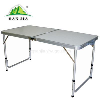 Certified SANJIA outdoor camping products aluminum alloy foldaing tables