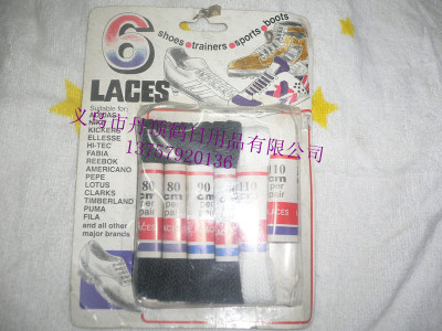 6PCS laces shoe laces shoelaces wholesale