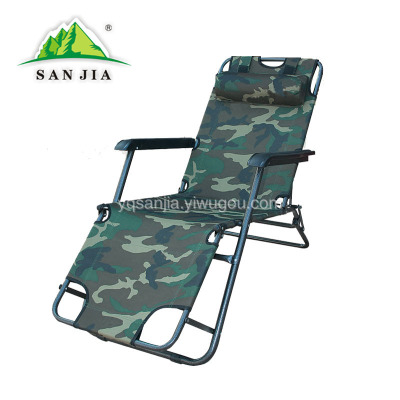 Certifed SANJIA outdoor camping products outdoor leisure folding chairs luxury lounge chair