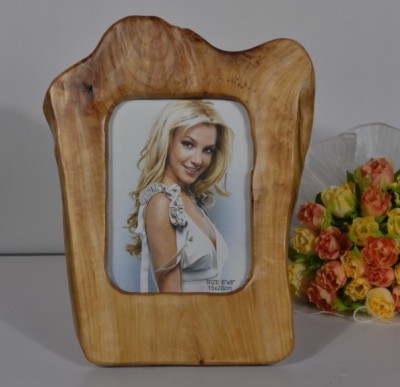 Root carving picture frame handicraft