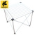 Xianuoduoji outdoor stall table folding tables and chairs aluminum folding portable table picnic large