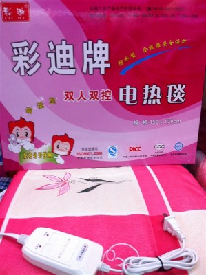 Gift Packing (National Standard Caidi Brand Single-Sided Printing Double Control) Electric Blanket