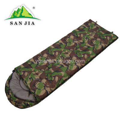 Certified SANJIA outdoor products envelop type sleeping bag 