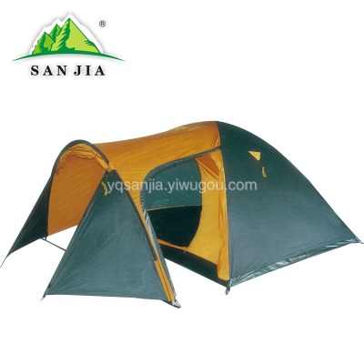 Certified SANJIA outdoor camping products one-bedroom tent for 3-4 person