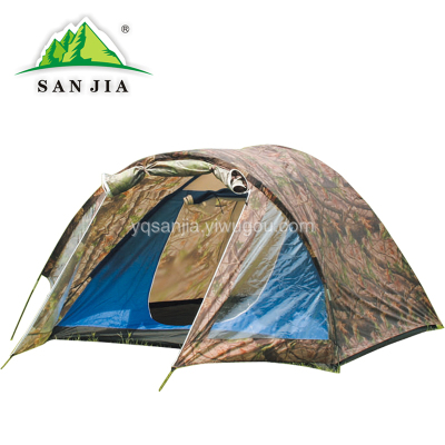 Certified SANJIA outdoor camping products high grade automatic tent for 3-4 person