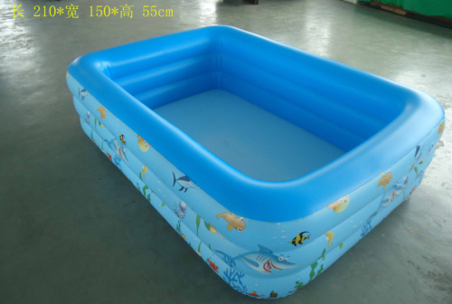 Factory Direct Sales Inflatable Pool， Bracket Pool， Three Ring Pool， Play Pool Pleasant Pool