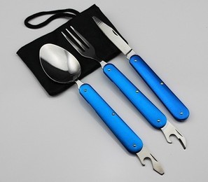 Multi-purpose cutlery set cutlery folding cutlery camping supplies