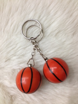 Mini 16pcs billiard ball key chains in nice box