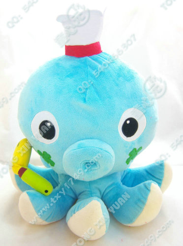 factory direct wholesale super cute hot sale guitar octopus octopus paul plush toy doll spot mixed batch