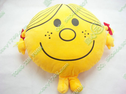 factory direct couple smiling face boys and girls cushion plush toys foreign trade quality spot mixed batch