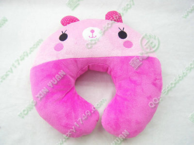 Manufacturers selling rabbit Panda pillow neck pillow cars car household goods u-shaped pillow plush toys