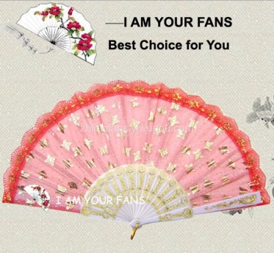 Produced by the production of Spanish lace fan white lace fan fan wholesale can be mixed batch