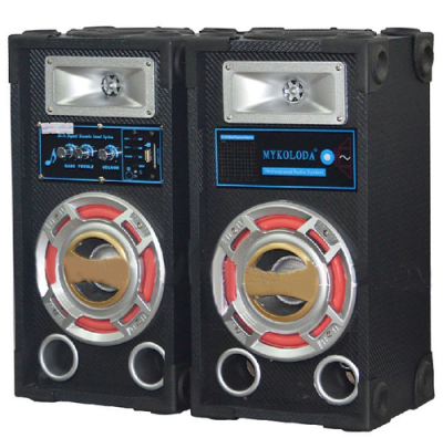 FM high power USB-601, active card, mobile stage speakers, activities, concerts, karaoke audio system