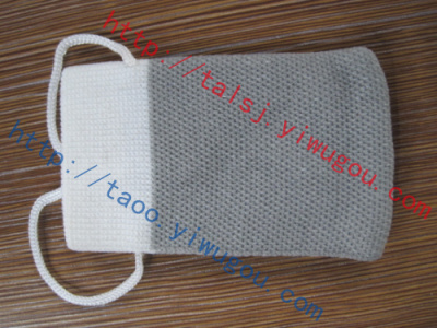 Lime two-tone polypropylene material is Jacquard knit cell phone bag mobile phone advertising cell phone packages promotional items, souvenirs, free mobile phone case