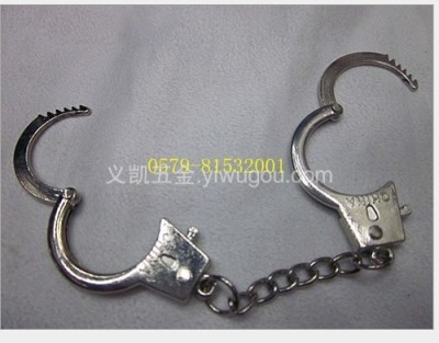 Toy metal handcuffs, toy handcuffs handcuffs handcuff handcuffs pendant keychain