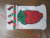 Big double Strawberry pattern cute fruit strawberry pattern Jacquard knit cell phone bags digital products cartoon fruit pattern cell phone protective case custom personality package