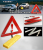 Reflective-type vehicle emergency warning tripod-road warning signs emergency foldable